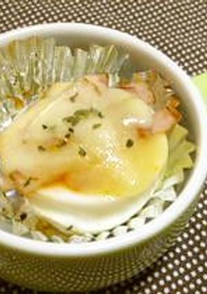 簡単お弁当✿ピザ味でゆで卵-レシピのメイン写真