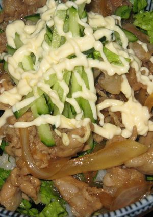 財布にやさしい、我が家の豚丼-レシピのメイン写真
