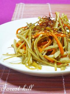 きんぴらごぼう 韓国風-レシピのメイン写真