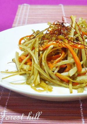 きんぴらごぼう 韓国風-レシピのメイン写真