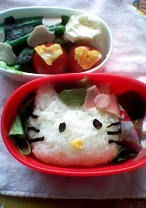 ギャルごはん☆簡単キティキャラ弁-レシピのメイン写真
