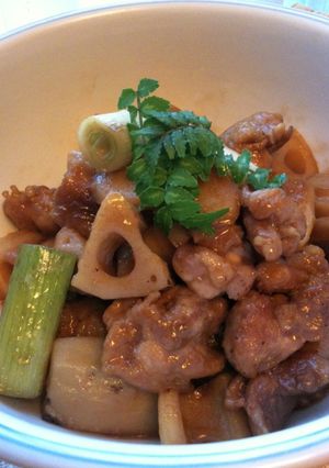 鶏肉＆れんこんの中華風甘酢煮-レシピのメイン写真