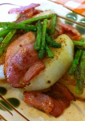 長いもとアスパラのバター醤油-レシピのメイン写真