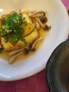 簡単揚げだし豆腐☆揚げ南瓜添え-レシピのメイン写真