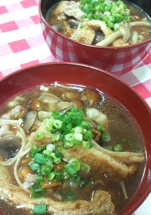きのこ汁♪豚肉入り♪-レシピのメイン写真