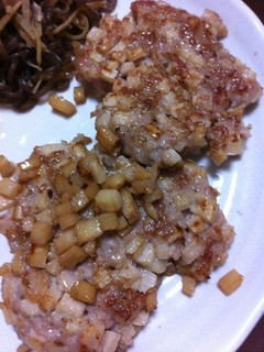 タケノコと豚肉のつくね風-レシピのメイン写真