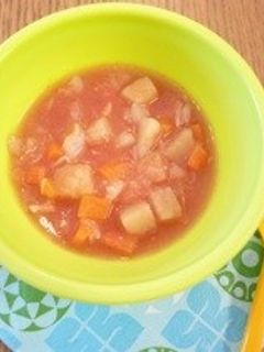 離乳食 ベビーだってミネストローネ-レシピのメイン写真