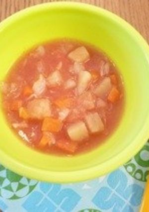 離乳食 ベビーだってミネストローネ-レシピのメイン写真