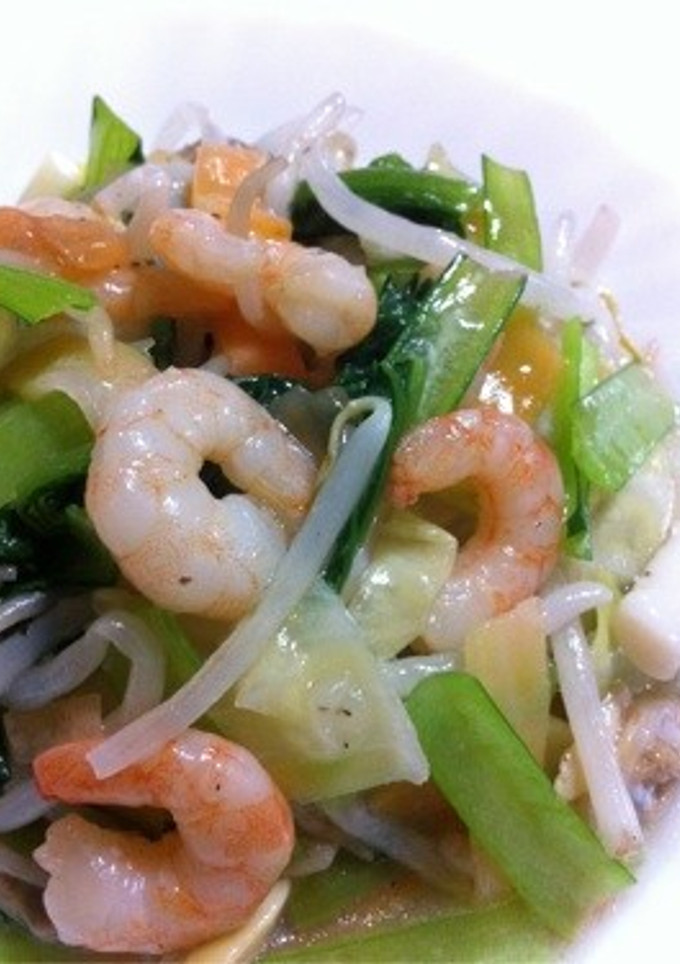 超簡単..5分.丼で.野菜炒めあんかけ風-レシピのメイン写真