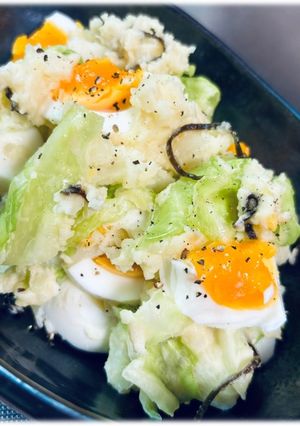 キャベツとたまごのポテトサラダ-レシピのメイン写真