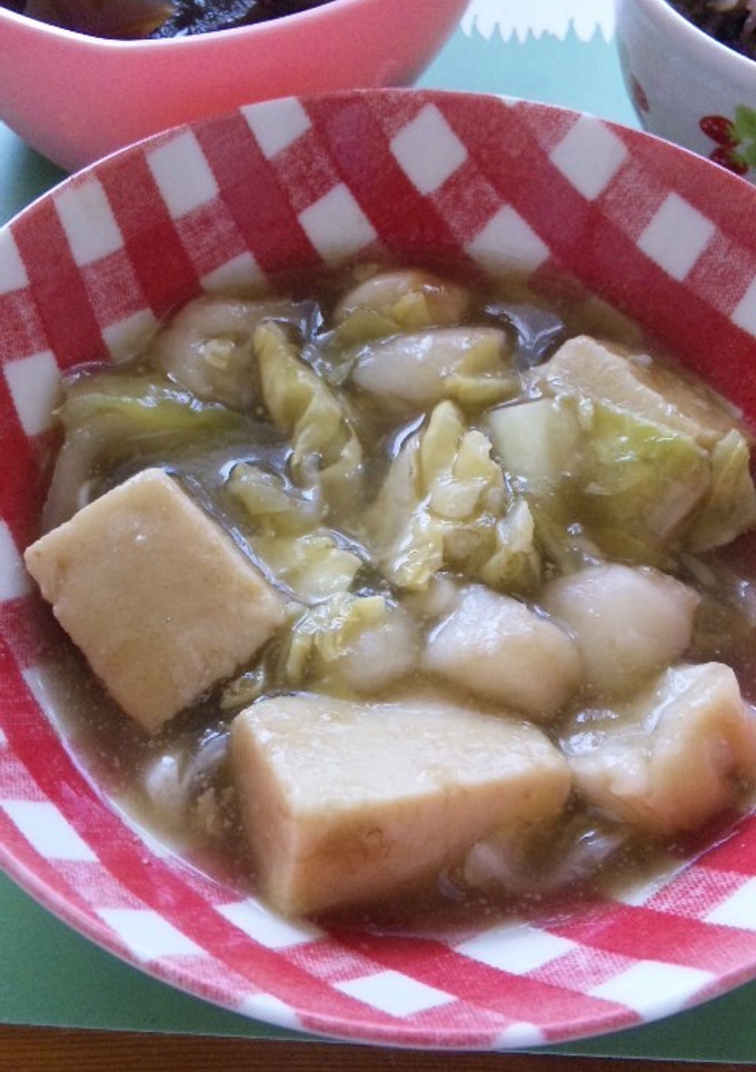 キャベツと高野豆腐のとろとろ煮-レシピのメイン写真