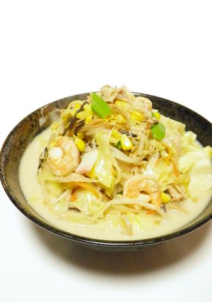 豆乳で作る＊ちゃんぽん＊スープ♪-レシピのメイン写真