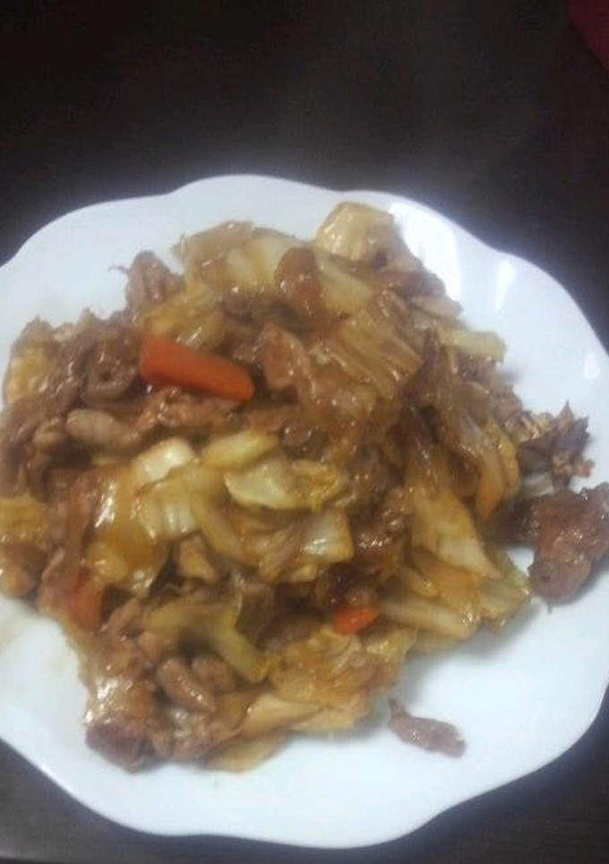 焼肉のたれで野菜炒め。-レシピのメイン写真