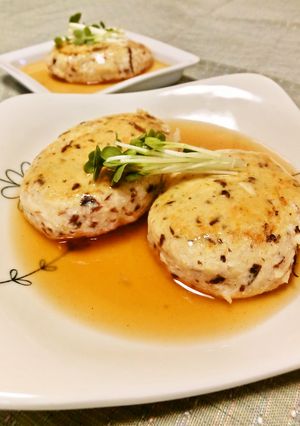 FPで簡単☆あんかけ筍バーグ♪-レシピのメイン写真
