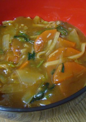 市販のルーと乾麺で！濃厚カレーうどん-レシピのメイン写真