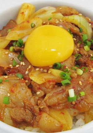 【甘辛『牛すじ』丼】の作り方-レシピのメイン写真