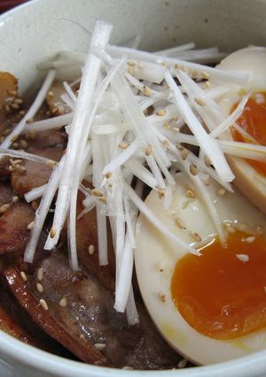 チャーシュー味玉丼-レシピのメイン写真