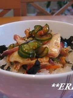 タコキムチ丼♪♪-レシピのメイン写真