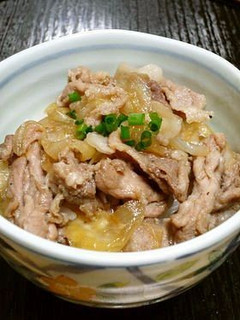 レンジで1人分♪豚丼-レシピのメイン写真