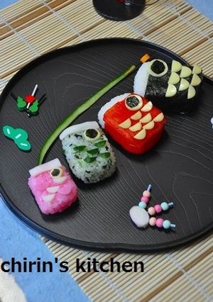 ✿鯉のぼりのおにぎり♪こどもの日✿-レシピのメイン写真