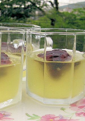 緑茶の寒天-レシピのメイン写真