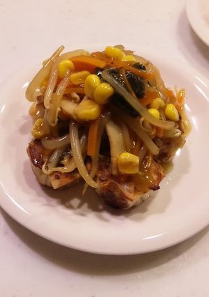 給食♪揚げ餃子（焼売）の野菜甘酢あんかけ-レシピのメイン写真