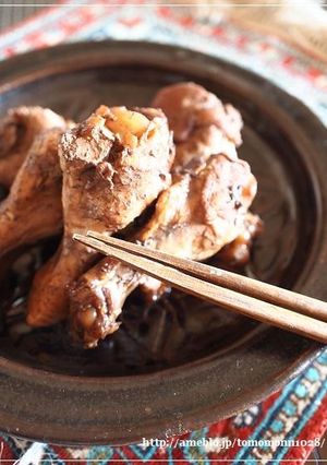 鶏手羽元の紅茶煮-レシピのメイン写真
