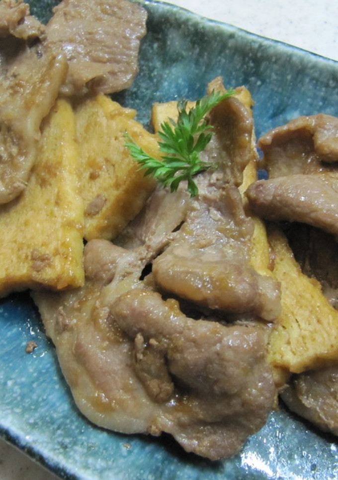 豚と厚揚げのしょうが焼き-レシピのメイン写真