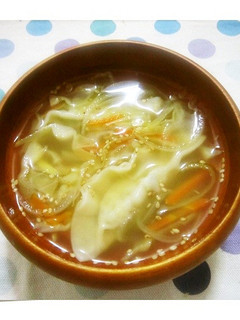 野菜たっぷり餃子スープ-レシピのメイン写真
