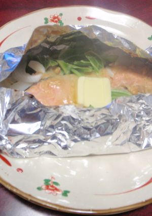 野菜たっぷり鮭のホイル焼き-レシピのメイン写真