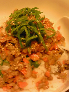 美味しい♪肉味噌納豆ネバネバ丼~♬-レシピのメイン写真