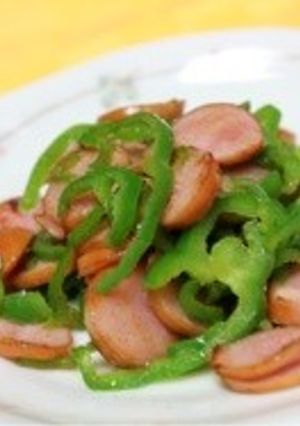弁当のおかず＊千切りピーマンの炒め物-レシピのメイン写真