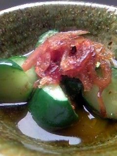 自家製食べるラー油の胡瓜炒め-レシピのメイン写真