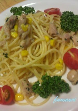 ★チキンとコ～ンでキッズペペロンチ～ノ★-レシピのメイン写真