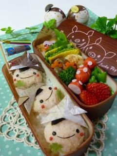 こどもの日弁当(キャラ弁)-レシピのメイン写真