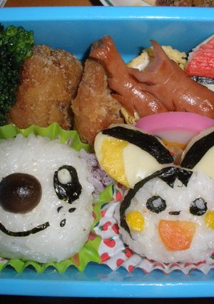 キャラ弁◆ミジュマル・エモンガ-レシピのメイン写真
