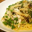 白エビとしめじのパスタ