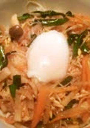 簡単☆手抜きな混ぜご飯（ビビンバ）-レシピのメイン写真