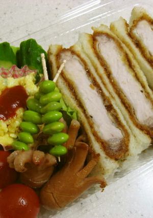 お弁当に。・＊・。カツサンド-レシピのメイン写真