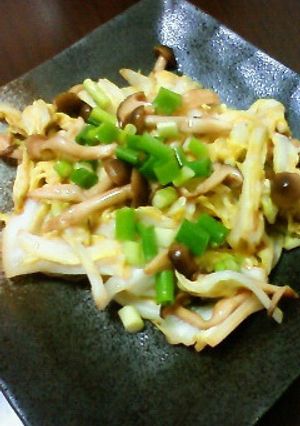 調味料２つ☆春キャベツのオイスター炒め-レシピのメイン写真