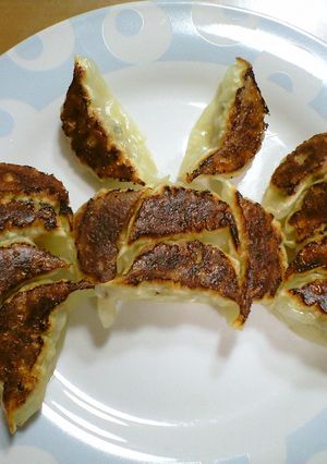 餃子でカニ-レシピのメイン写真
