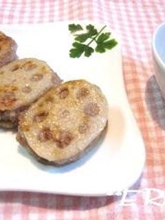 れんこんの挟み焼き♪♪-レシピのメイン写真