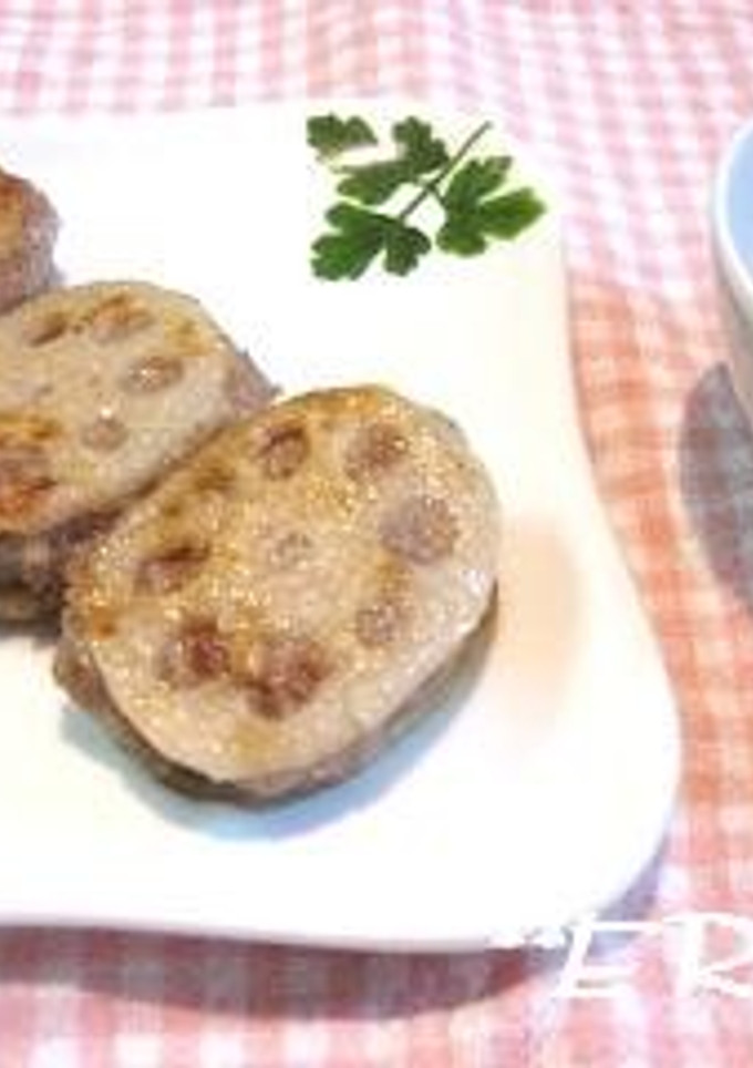 れんこんの挟み焼き♪♪-レシピのメイン写真