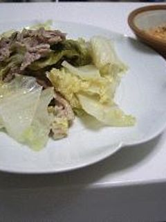 ピリ辛☆白菜と豚肉重ね蒸し-レシピのメイン写真