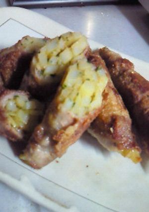 ☆豚肉のカレーポテト巻き☆-レシピのメイン写真
