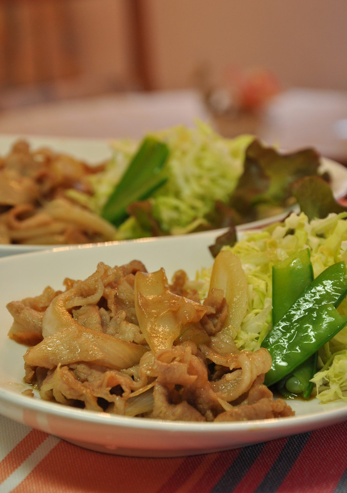 新玉ねぎと豚肉の✿しょうが風炒め-レシピのメイン写真