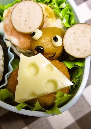 キャラおかず★ジェリーのチーズ-レシピのメイン写真