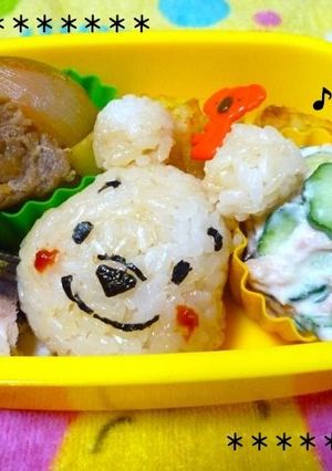 ぷーさん♪キャラ弁♪-レシピのメイン写真