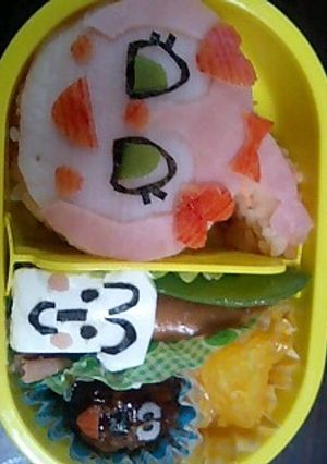 ドキンちゃんとしょくぱんまんと名犬チーズ-レシピのメイン写真