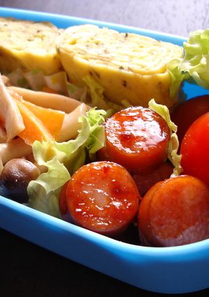 オイスター風味☆お弁当のウインナー-レシピのメイン写真